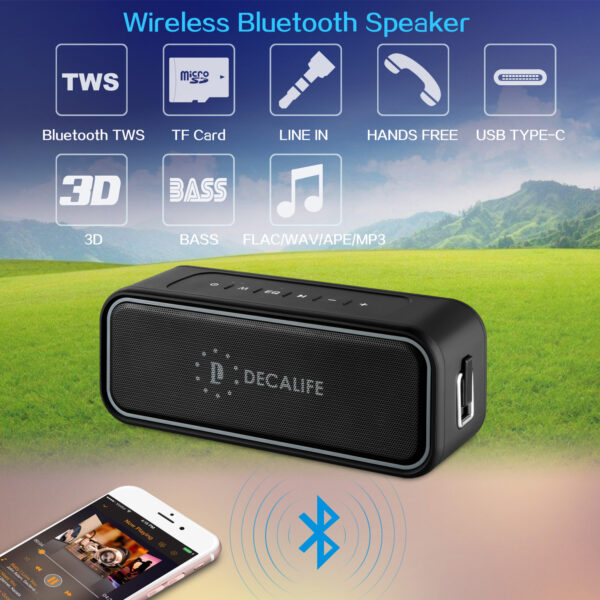DECALIFE ST-2 Bluetooth Speaker